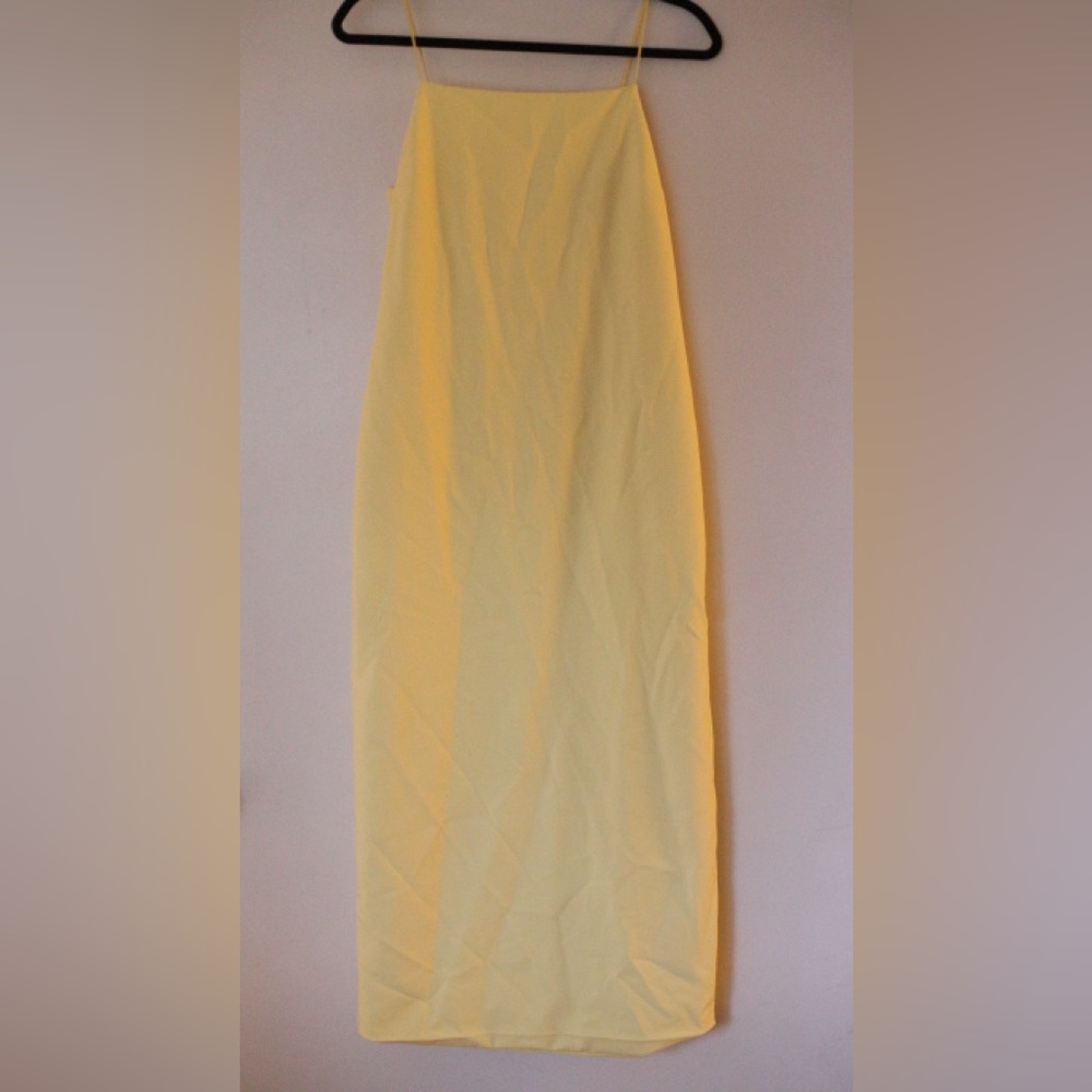 Yellow forever 21 maxi dress